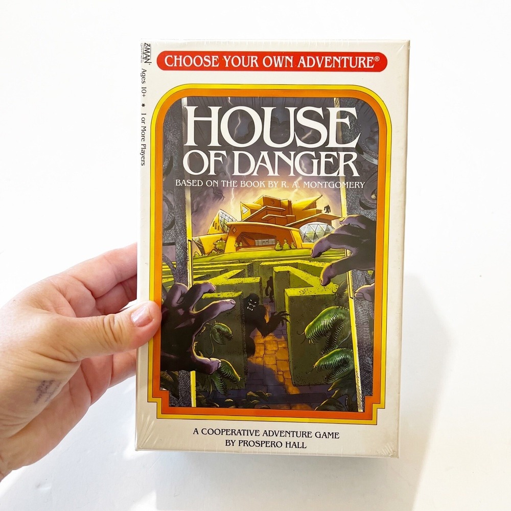 CHOOSE YOUR OWN ADVENTURE: HOUSE of DANGER - Strategy Board Game by Z-Man New